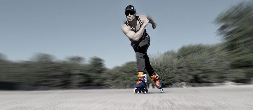 is rollerblading or skateboarding easier？