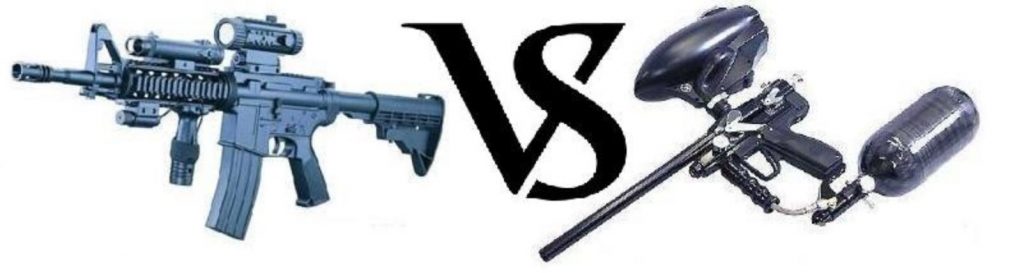 The Comparison between Paintball and Airsoft
